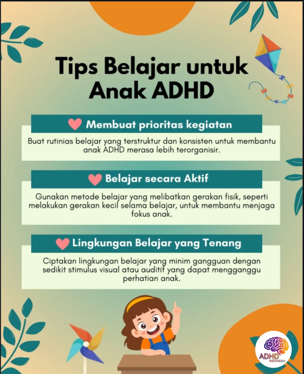 Strategi Belajar yang Cocok untuk Anak ADHD di Kabupaten Buton Tengah